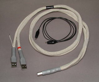 USB-2Fと別電源用アースケーブル